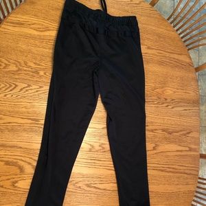 Black Zip Leg Sweatpants
